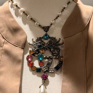 Elegant Multicolor Pendant Necklace